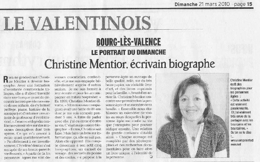 article de presse